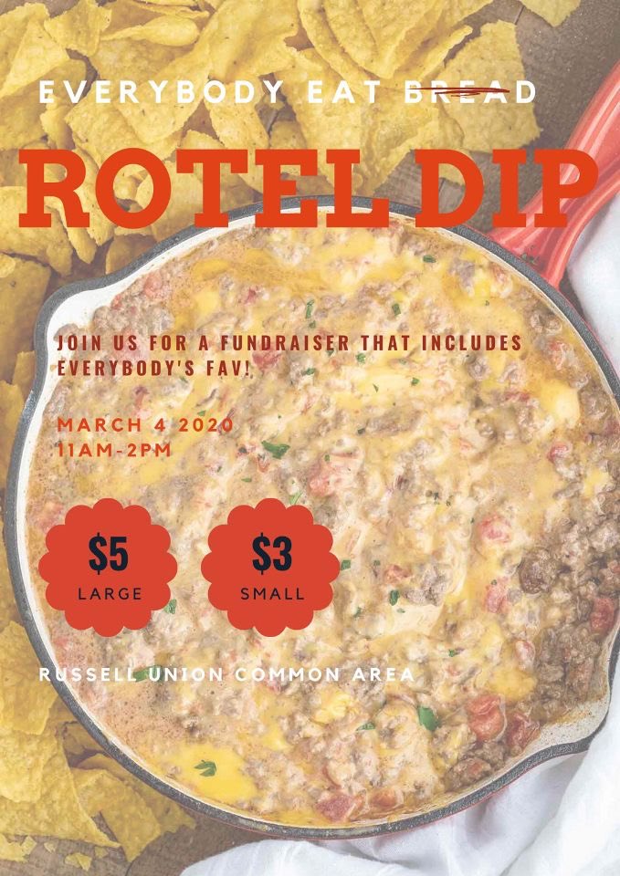GsuNcnw's tweet photo. We’re back by popular demand! Find us in the Union tomorrow for a plate of rotel! We sold out last time so make sure you get there early!! https://t.co/bBhhTUhBoe