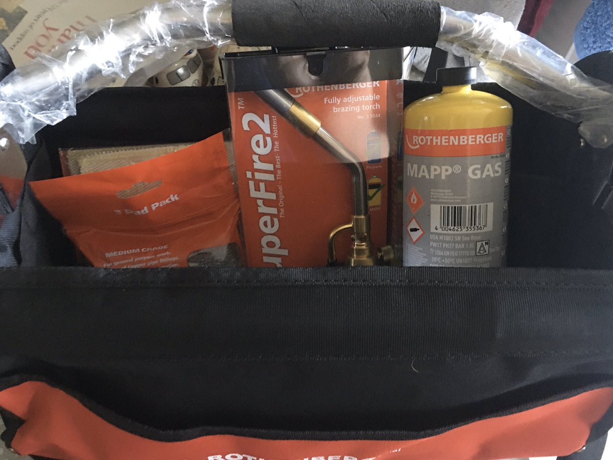 Look what’s arrived 🔥 I never thought  I’d be the kinda girl to get excited about a blow torch 🤓 starting to think I could actually make it as a plumber 👩🏻‍🔧 thanks <a href="/PlumbSupplies/">Plumbing Supplies</a> for some top service #apprentice #plumber #tradielady #rothenberger #newtoolstuesday