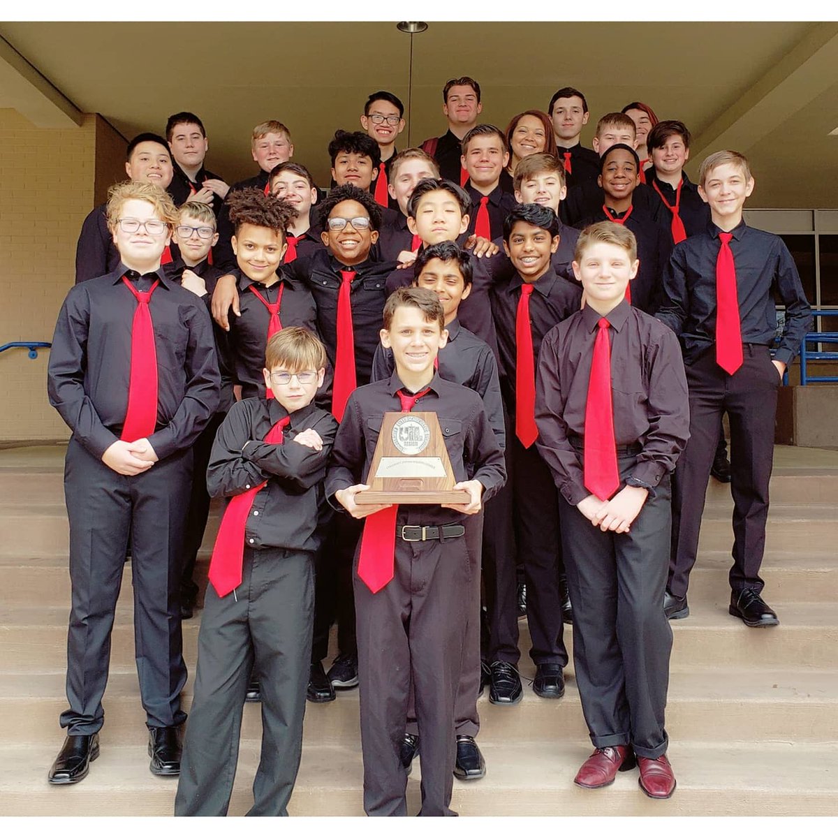 SO PROUD of Men's Chorus for their incredible performance at UIL today - they earned a SWEEPSTAKES!!!! Great job gentlemen! <a href="/SMS_Panthers/">Schimelpfenig MS</a>