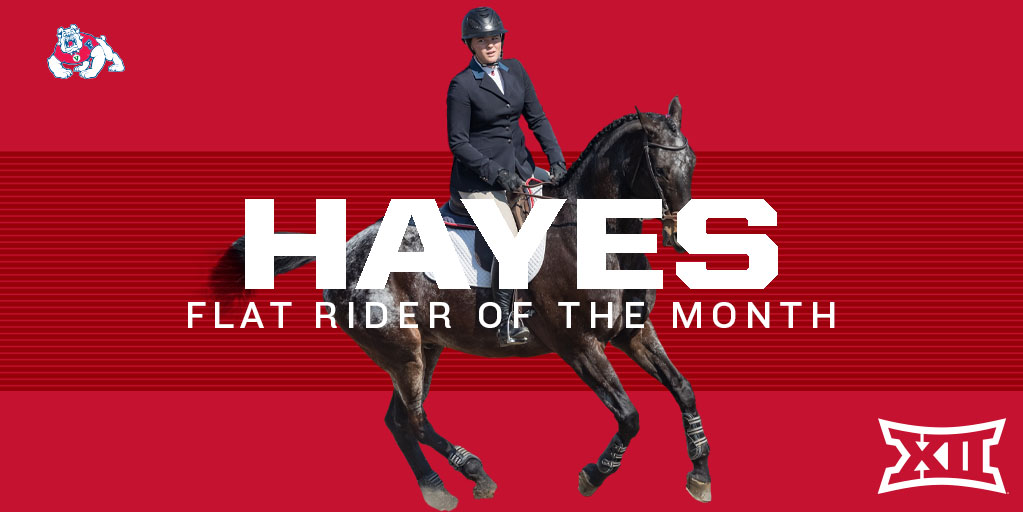 Big12Conference's tweet photo. All 4⃣ #Big12EQ teams are represented, all 5️⃣ are first-time honorees...

Here are February's Riders of the Month ➡️ https://t.co/4I962xxxDR. https://t.co/Oo5iAdlZyK
