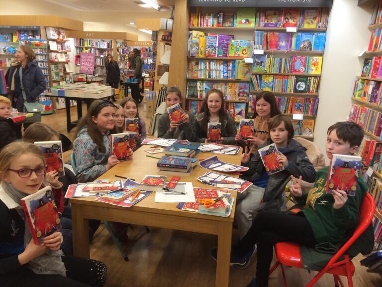 On Sunday we held our first 9-12 kids book group in which we talked about #TheHighlandFalconThief.

We all had a great time & wanted to say thanks for making the first one so much fun.

We hope to see you at our next book group which we’ll post about very soon.
#ShareAStory