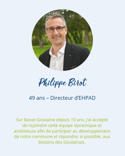 alainvey2020's tweet photo. Philippe BIROT, colistier de la liste Basse-Goulaine, Moderne et Humaine https://t.co/NMG3pySclt