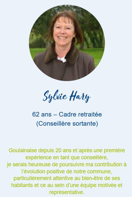 alainvey2020's tweet photo. Sylvie HARY, colistière de la liste Basse-Goulaine, Moderne et Humaine https://t.co/4QySjCbCTz