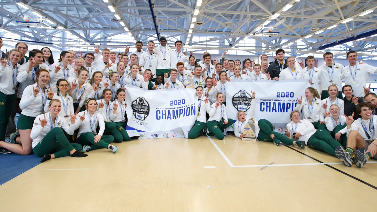 NDSUTrackField's tweet photo. Total.   TEAM.   Effort.

The Bison men and women combined to score team points in ALL 34 events contested at the Summit League Championships. https://t.co/06YpTi6dKn