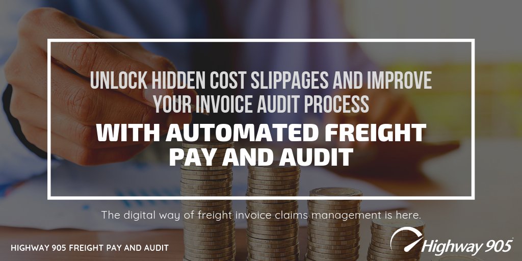 highway905's tweet photo. Do you know you can reduce about 6-11% of your freight bills with accurate freight invoice audits? Get automated and 100% accurate audits. Explore more: https://t.co/o1uSxLgpLV #freight #logistics #audit #supplychain #freightinvoice https://t.co/D6SxnREdFh