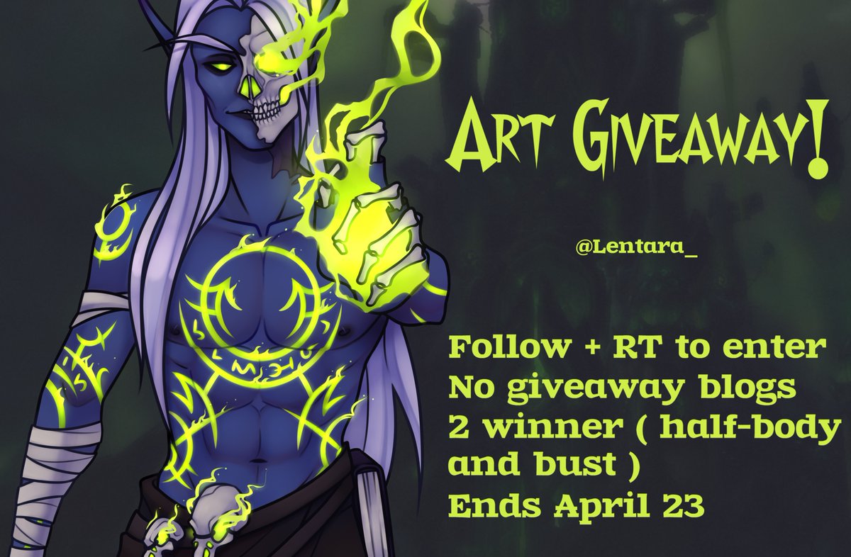 💚Art Giveaway!💚

Thank you all so much for sharing my art! I would like to do pleasant things for you all too). All fandoms &amp; originals welcome. Good luck!

✅Follow + RT to enter
✅No giveaway blogs
✅2 winner ( half-body and bust )
✅Ends April 23