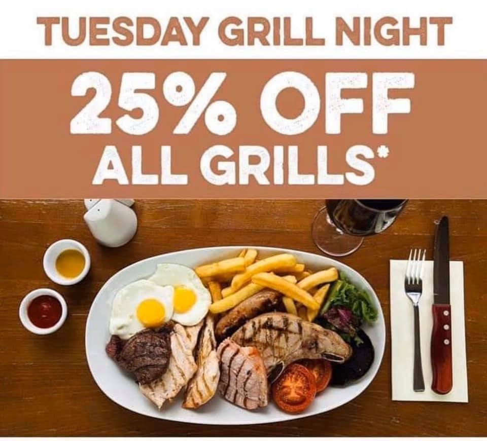 TUESDAY GRILL NIGHT! 🥩 

25% off all our grills! ✨

#brainsbest #sabrain #grillnight