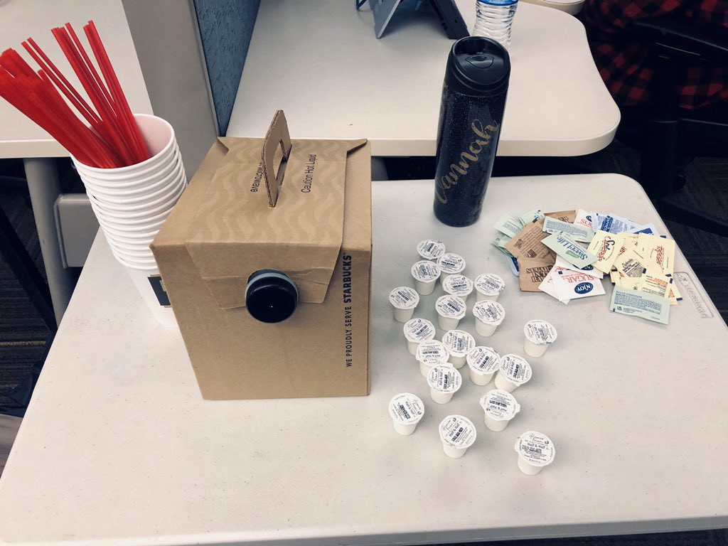 Brought the team <a href="/Starbucks/">Starbucks</a> this morning to make sure they were wide awake and using their OurPromise bahviors on every call and being in those positive VOC’s Let’s get it #TeamMiller ❗️❗️ #LifeAtATT <a href="/AlemsegedStarl1/">Alemseged Starling</a> #TrustTheProcess ☕️📱💻