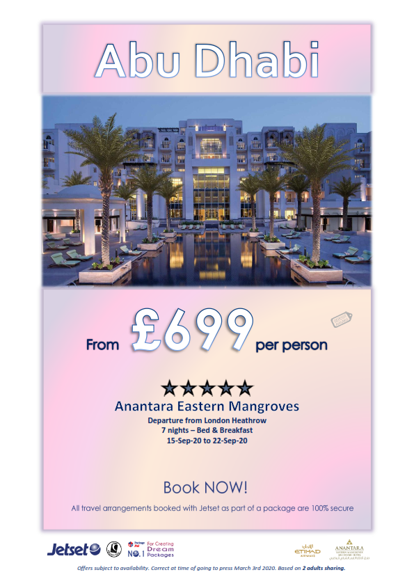 Jetsetflights's tweet photo. Dreaming of Abu Dhabi? Use code: UAE75 ! #BookWithJetset #PackagePal https://t.co/0pxhGF4c9M