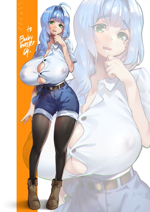 #おっぱいのでかい絵を描くのでフォローしてください
デカくてプリプリぃ! 