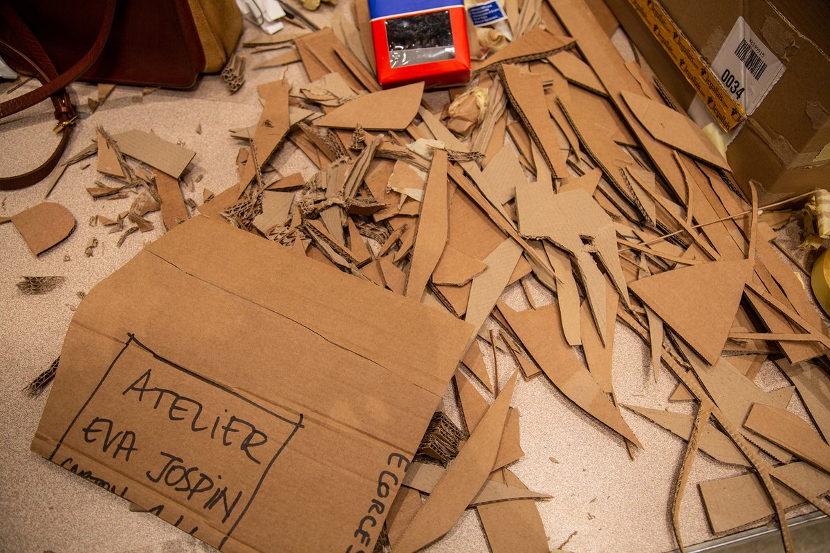 haywardgallery's tweet photo. #AmongtheTrees opens @HaywardGallery tomorrow and includes Forêt (Forest), 2019 by Eva Jospin. This incredible and rather monumental work is sculpted from cardboard boxes and is so intricate it has to be seen to be believed. Plan your visit here: http\://bit.ly/2Nda8oE https://t.co/9a2JzB5L0x