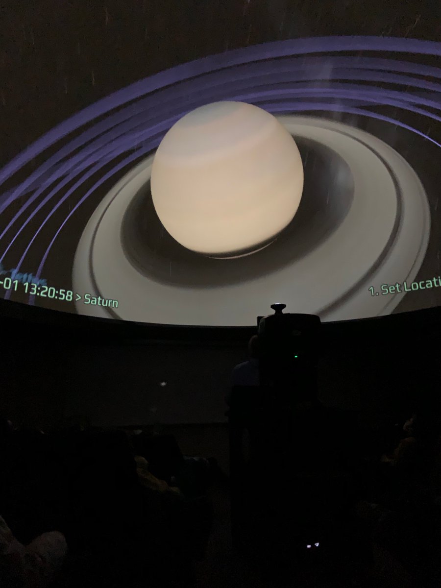 mrhartgis's tweet photo. We had an awesome trip to the @GCCougars planetarium to continue with our Planet, Not a Planet theme for this fortnight. Thanks Mr. Buchanan for the presentation. #ExpectSuccessatGIS #BeatorMeetInStandardsThisYear @NASAMoon @CassiniSaturn #InnerPlanets https://t.co/ACdZfXpQoD