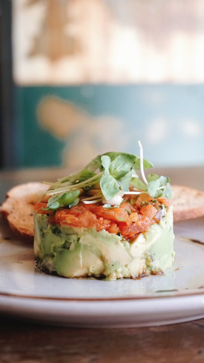 One of our new small plates, come try it!
Tomato Tartare • Concasse Tomato, Crushed Avocado, Micro Basil, Toasted Pinenut, Aged Balsamic (Vegan Option, No Toast)

#newmenuitem #newmenu #updatedmenu #eatingnewyork