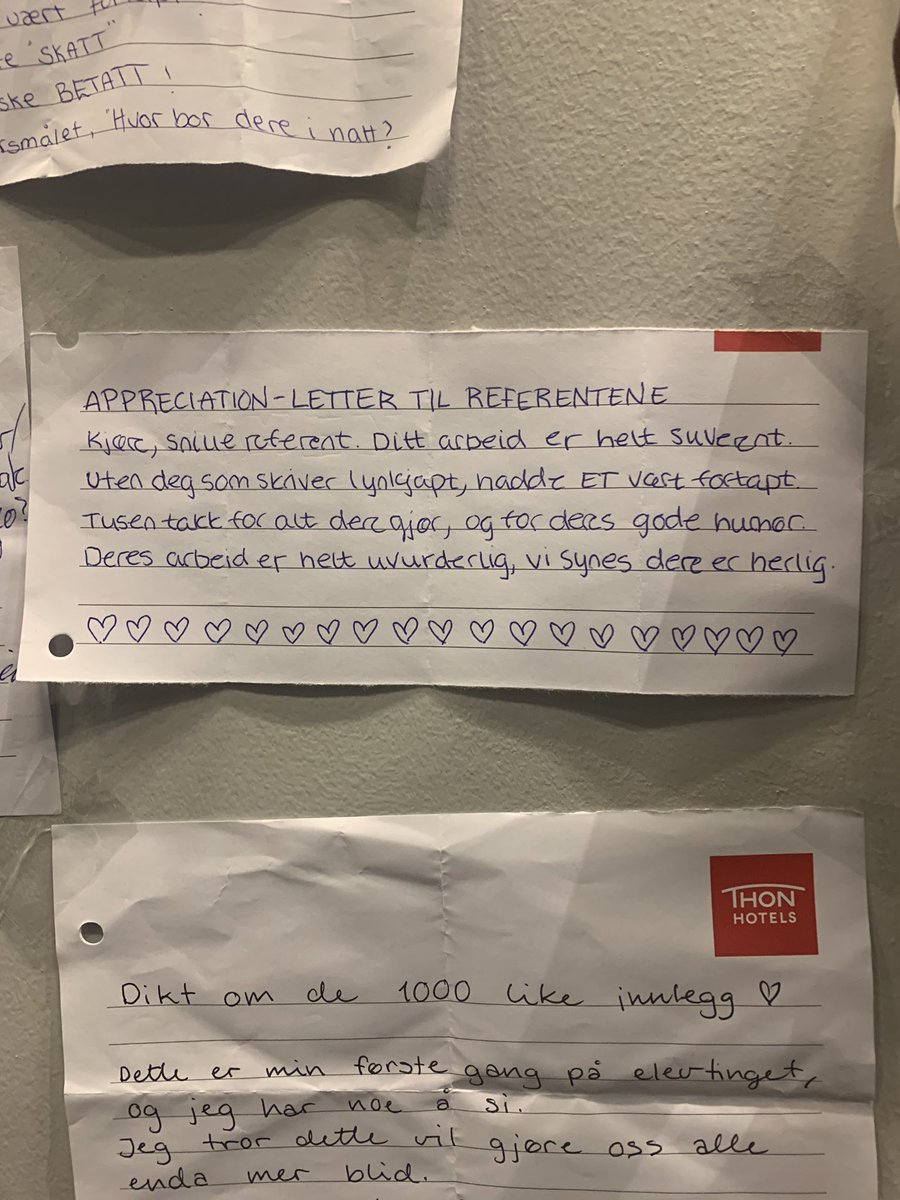 Referentene på ET22 tweet media