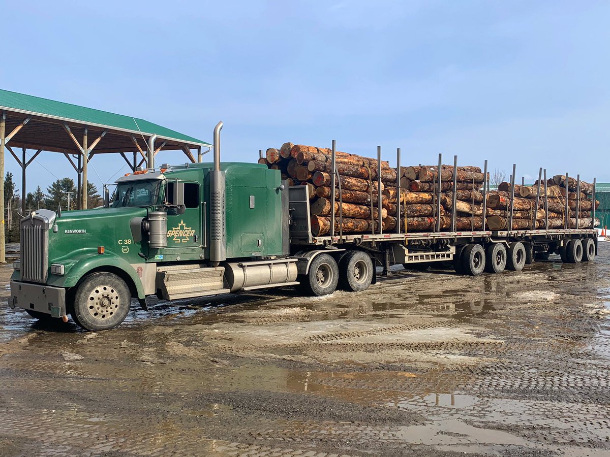 spencerlumber's tweet photo. “Logs &amp; Loaded" 🌳 #spencerlumber https://t.co/Aonf6on2Fu