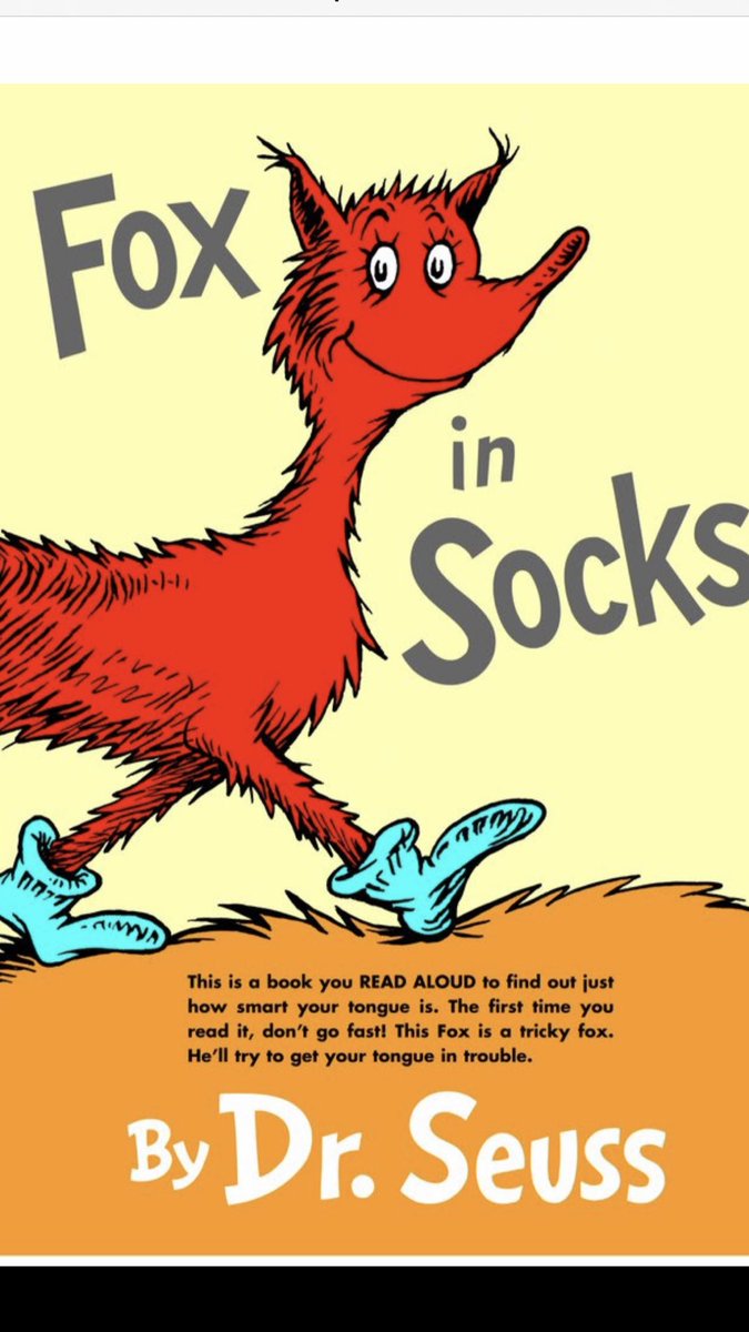 TuttonKinder's tweet photo. Dr Seuss week continues! Crazy sock day.  Rhyming our way through the day!!! @Nokobulldogs @TuttonKinder @SachemSchools https://t.co/q45sqlVgcp