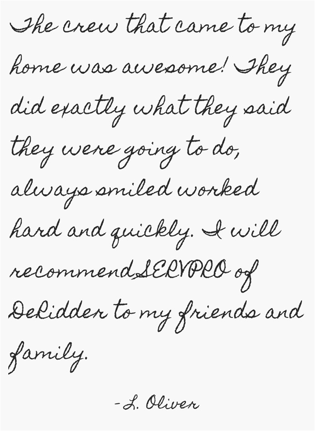 #servprodlv #TestimonialTuesday #HappyCustomer #24Hours #7Days #OneCallAway #LikeItNeverEvenHappened