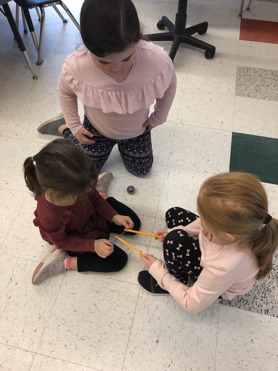 TuttonKinder's tweet photo. Science is fun when it’s hands on.  Learning about forces! @Nokobulldogs @TuttonKinder @SachemSchools https://t.co/MUeqtL32MA