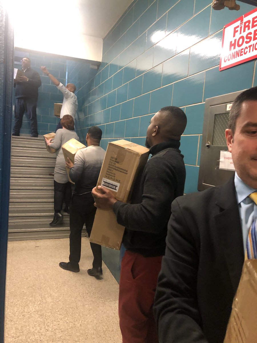 EdLeaderDrTobia's tweet photo. Another pallet of pencils delivered today from @KidsInNeed Teamwork at Principals’ Retreat helped bring them to the district office! We believe! Grateful and thankful ❤️ #team8 #givethekidapencil #pencilsbuildrelationships https://t.co/gfbwyb1GTr