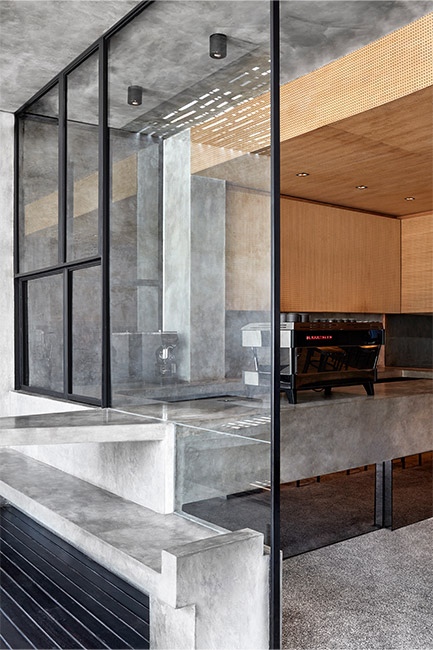 hdesignfair's tweet photo. Need some caffeine &amp; maybe a tropical vacation while you're at it? Stop into the minimalist Sibling Espresso in Bali designed by Travis Walton Architecture. Find inspiration for your next project at #HDF20. #internationalinspo #design #hospitalitydesign #architecture #cafedesign https://t.co/v1SSBLF6cP