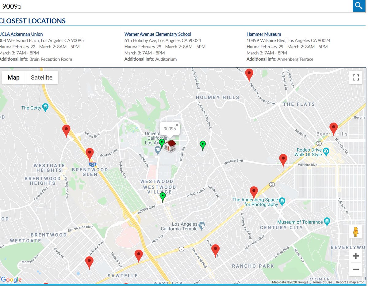 UCLA's tweet photo. To all our Bruin voters, we're with you. We understand that the issue seems to be widespread, and the #BruinsVote team is working hard with @LACountyRRCC to resolve it.

We want you to vote.

Options:
Other polling places within walking distance https://t.co/nxI9pKadk8

1/ https://t.co/YtDbdXSCYq
