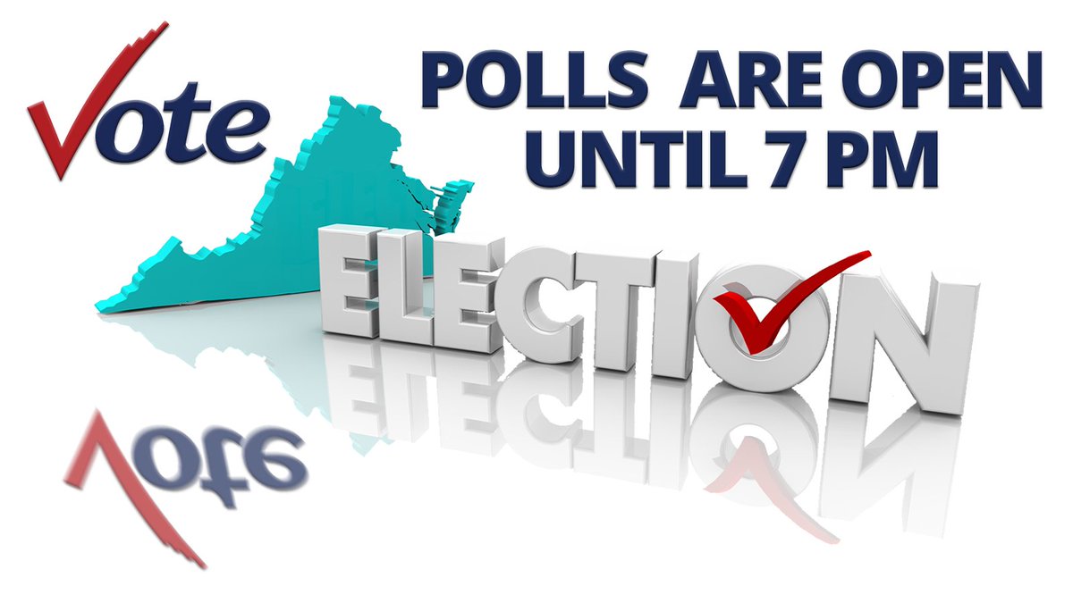 Have you voted yet in the Virginia Democratic Presidential Primary? There's still time. If you are in line by 7 pm, you will be allowed to vote. Find your polling place at elections.virginia.gov/voterinfo. #VaElection2020 #TrustedInfo2020