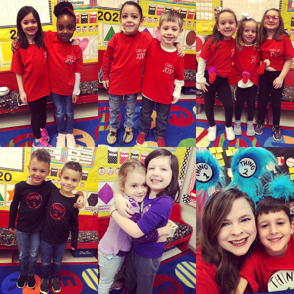 JSJKindergarten's tweet photo. TwiN DaY at JSJ! 👭❤️👬 #teamJSJ #teamKINDERGARTEN #teamECBOE #teamTWINDAY  #readacrossamerica @JSJElem1 https://t.co/TzpH3xYGIq