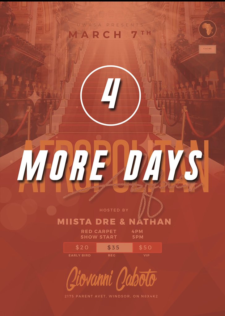 UWinasa's tweet photo. 4DAYS AWAY! Early bird and VIP are sold out! https://t.co/fQ06i76BH3