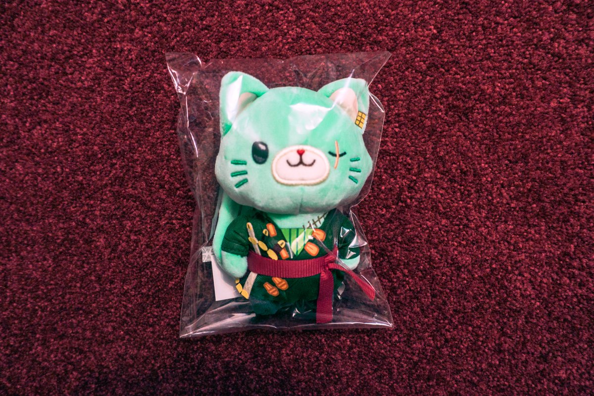 zoro cat plush