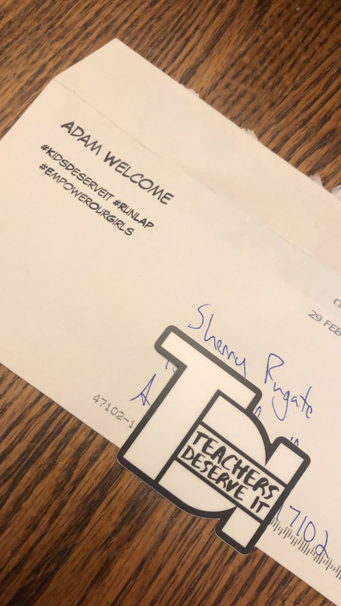 Look what I got today! Thank you @mradamwelcome