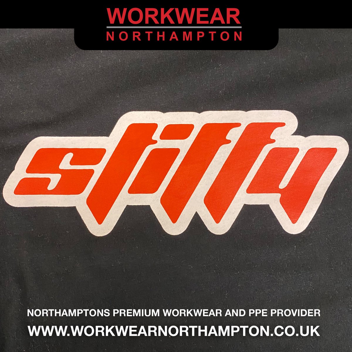 Workwear_NN's tweet photo. Sweet and simple 2 colour screen print for @stiffyco. The bold design and colour choices really make a statement. #screenprinting #ink #logo #streetwear #hoodie #customised https://t.co/q1DyyBKBc8