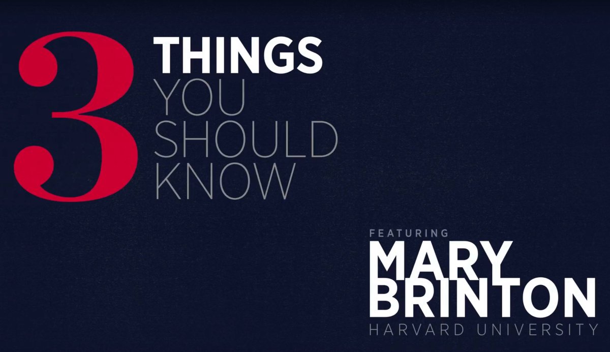 We have to adjust the work environment so men &amp; women have more time at home - so, flexible schedules. This has been happening but research shows not fast enough and not internationally soo.nr/ogri #ThreeThingsYouShouldKnow #Workplace #Norms #Fertility #GenderBias
