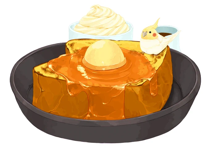 外はさっくり 中はプリン
バターを添えて、シロップをかけて、お好みでクリームも
#フレンチトースト 