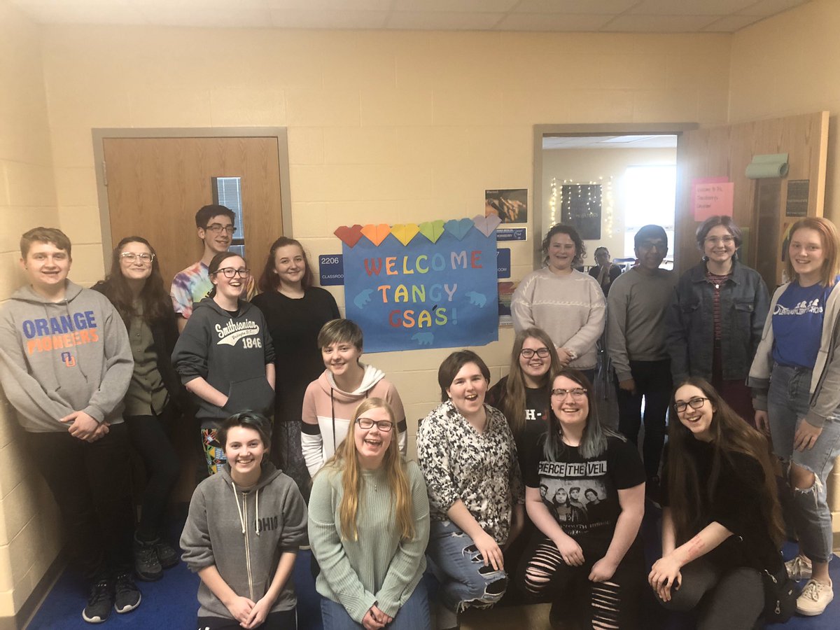 Thank you so much for coming, Orange and Liberty GSAs. We had an awesome time discussing how important GSA is to us and the events we’d love to do in the future. Thank you again to all who came! 🐻🏳️‍🌈