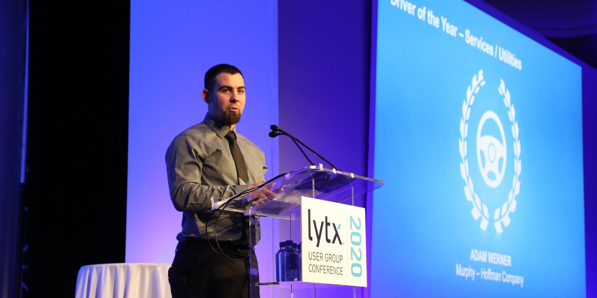 lytx's tweet photo. Congratulations to Adam Werner, from @MHCKenworth on winning Driver of the Year for the Services &amp; Utilities industry! Adam serves as a mentor to all Apprentice Technicians at the St. Joseph branch of the Murphy-Hoffman Company.🏆#LytxUGC https://t.co/X0zjJB3tGm