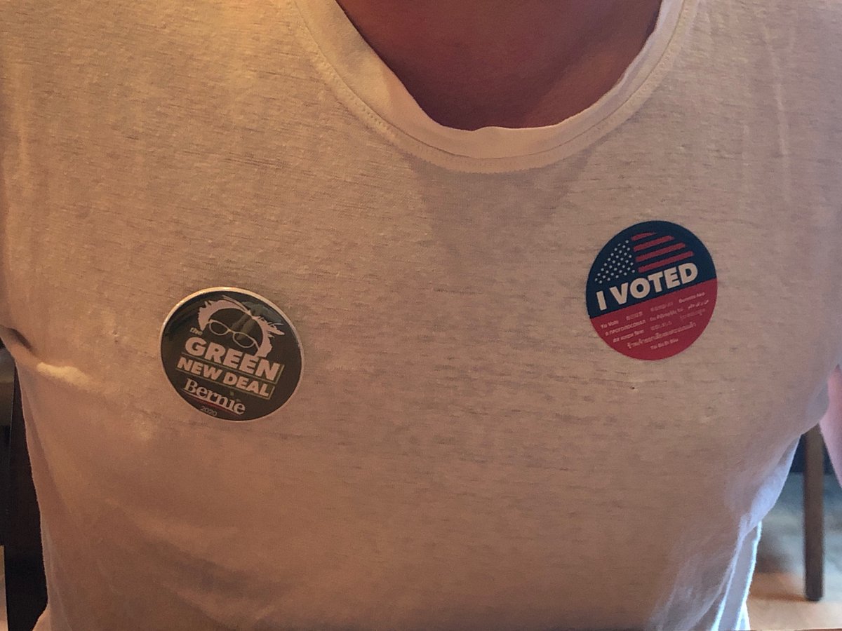 stop looking at my nipple and go VOTE!!! #StudentsForBernie #Bernie2020 #GOTV