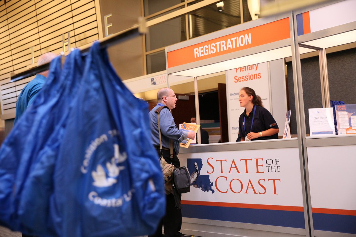 CRCL1988's tweet photo. We are excited to announce the lineup of plenary speakers for the State of the Coast conference: @LouisianaGov, @RepGarretGraves, former Sen. John Breaux, @Marcia4Science, @SenBillCassidy, @DrRickKnabb, @nolacampanella and @KateOrff. We hope you join us. https://t.co/wBKZMxxBAo https://t.co/PP45VuUAsB