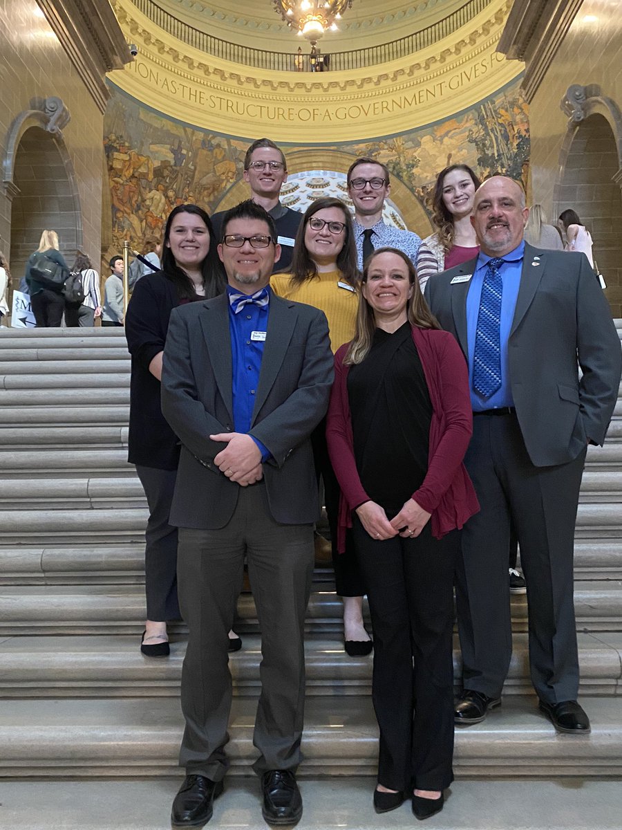 csc_sato's tweet photo. Happy Capitol Hill day! Today, Culver athletic training students traveled to Jefferson City to advocate for the athletic training profession by talking to a couple state representatives about a couple upcoming bills #updATe2020 https://t.co/I6Gh982Pbt