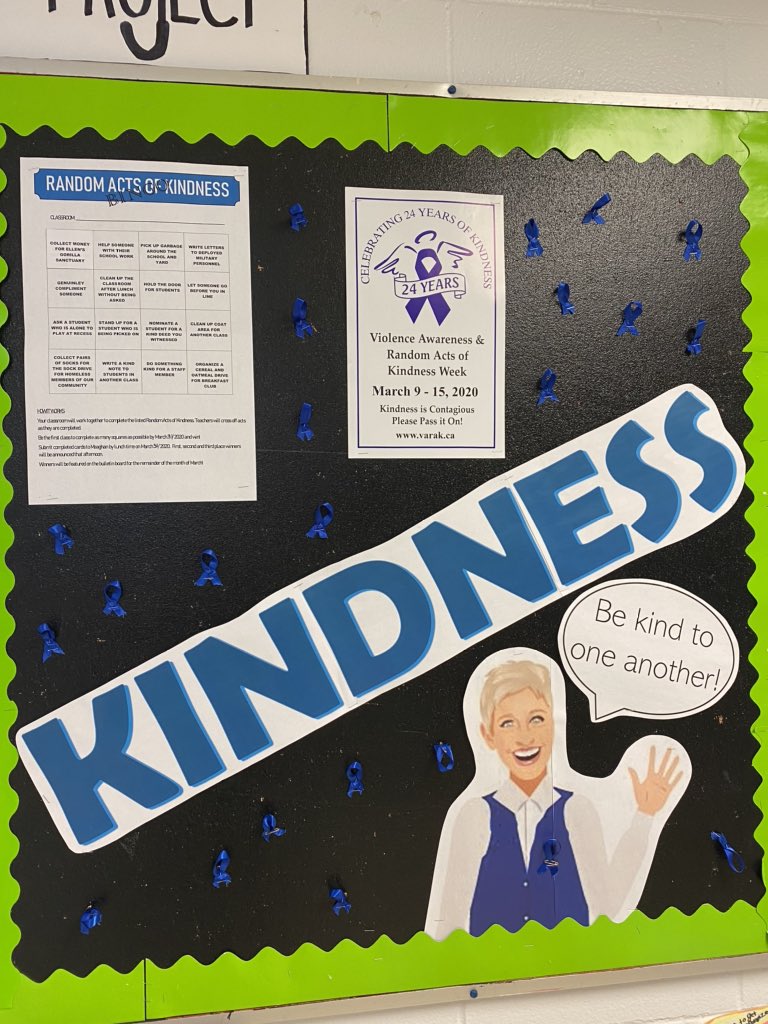 Hey <a href="/TheEllenShow/">The Ellen Show</a> !! Our little school <a href="/alcdsb_shrb/">Sacred Heart Batawa</a> is revving up to spread kindness to each other, in our community <a href="/BatawaOntario/">Batawa</a> and globally @TheEllenFund #conservation #WeNeedGorillas Stay tuned!