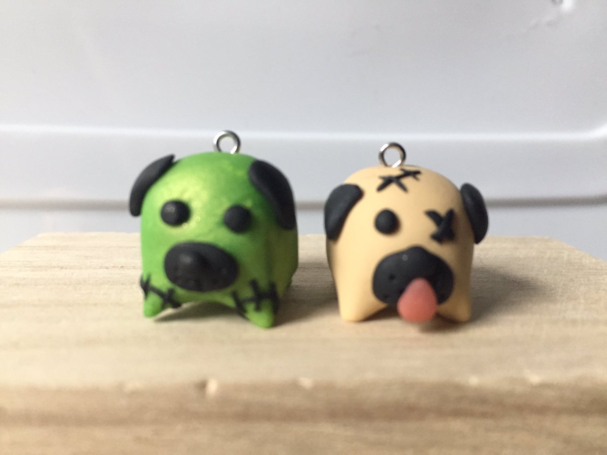 grueoddities's tweet photo. Frankenpugs and halfdead pugs will be coming very soon! #pug #polymerclay #polymerclaycharm #polymerartist #creepycute #etsy #horrorart #puglove https://t.co/D2ptQ0zofi