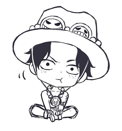 苍狼野兽on Twitter 三兄弟 海贼王同人q版 Onepiece 海贼王 路飞 艾斯 萨博