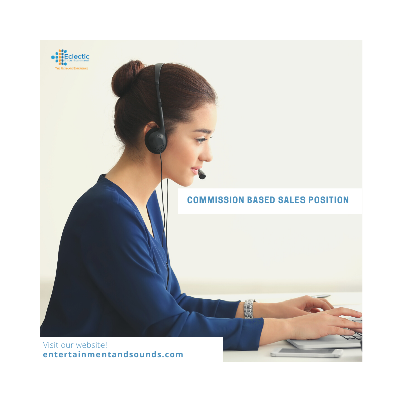 EntEclectic's tweet photo. Looking for motivated sales rep to contact leads.​ Work at home for a trial period of 30 days. Weekly pay and flexi sched. Commission based ranging from $1000 - $3500/ week. Looking for candidates in NY, NJ, PA, &amp; DE. Submit picture &amp; Resume to foryou@entertainmentandsounds.com https://t.co/l7Fg7pnpmP