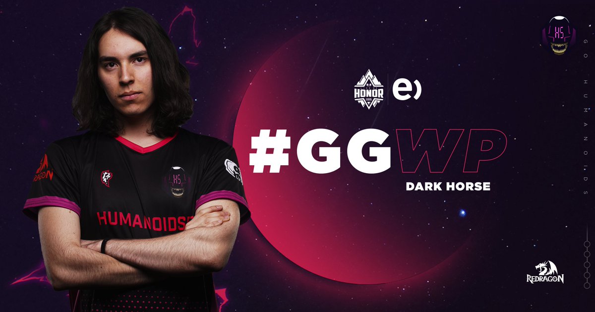 Humanoids_5's tweet photo. GG WP @DarkHorseGG !
Sabemos que podemos dar más y lo demostraremos en un futuro cercano 🛸
@RedragonCL #BeHumanoid #GOH5 https://t.co/JKtpBDYMu4