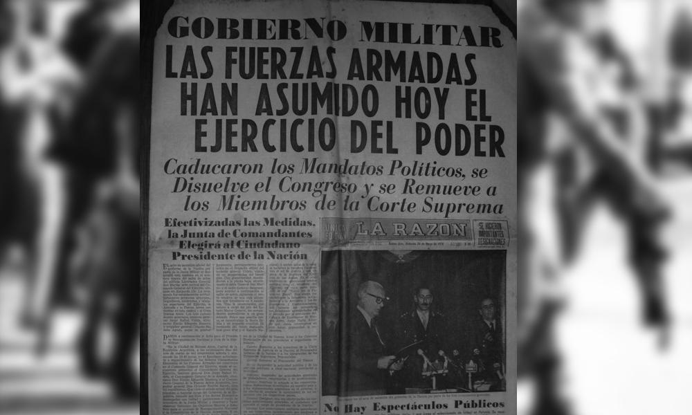 cs_porlamemoria's tweet photo. COMUNICACIÓN EN TIEMPOS DE DICTADURA [ hilo ]

A partir del 24 de marzo de 1976 los diarios se volvieron voceros del nuevo gobierno militar. La mayoría lo nombraron como un "Proceso de Reorganización Nacional". https://t.co/nlrGNly6N7