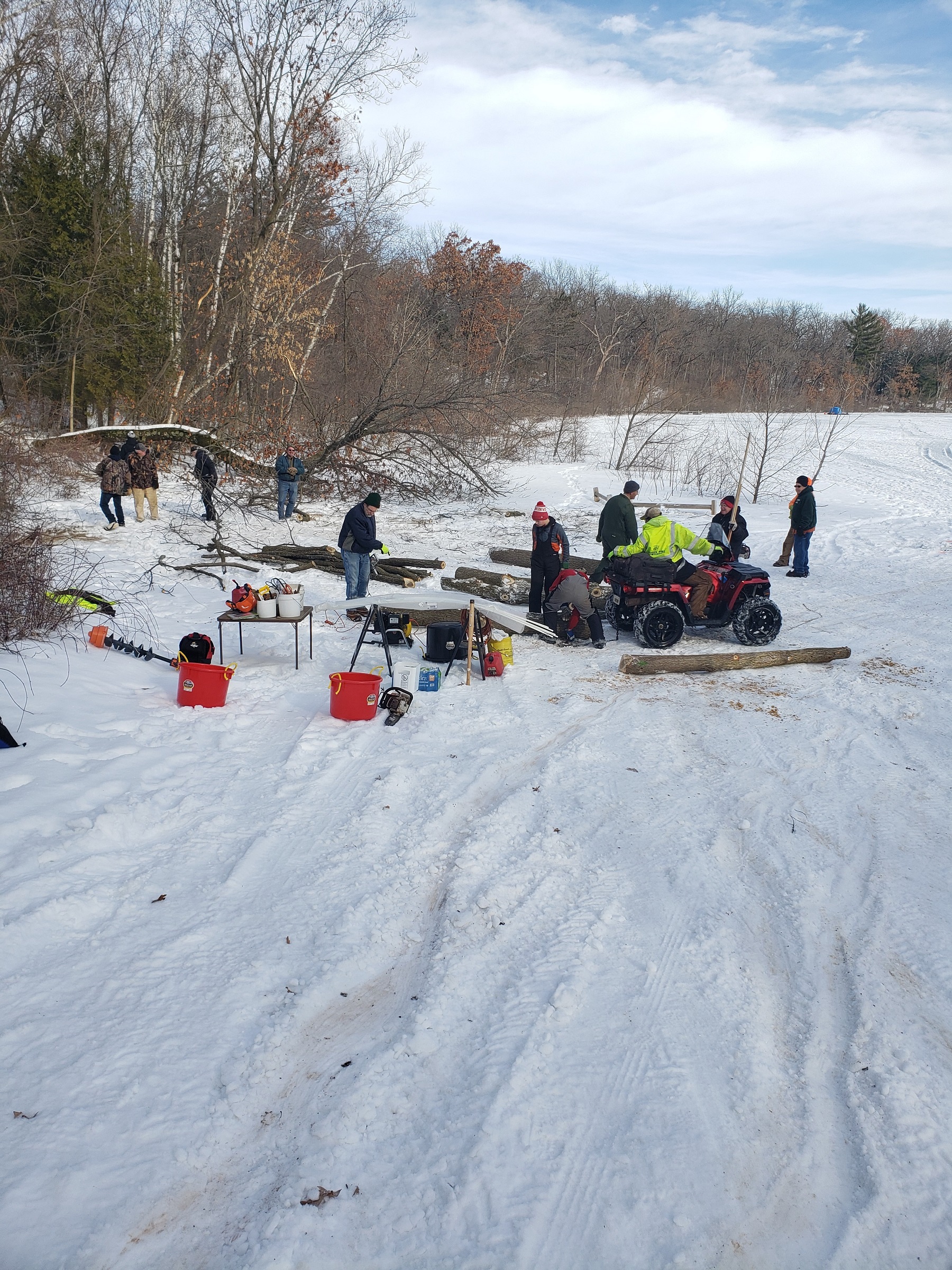 Wisconsin DNR on Twitter "At Clear Lake, near Milton, The Gathering