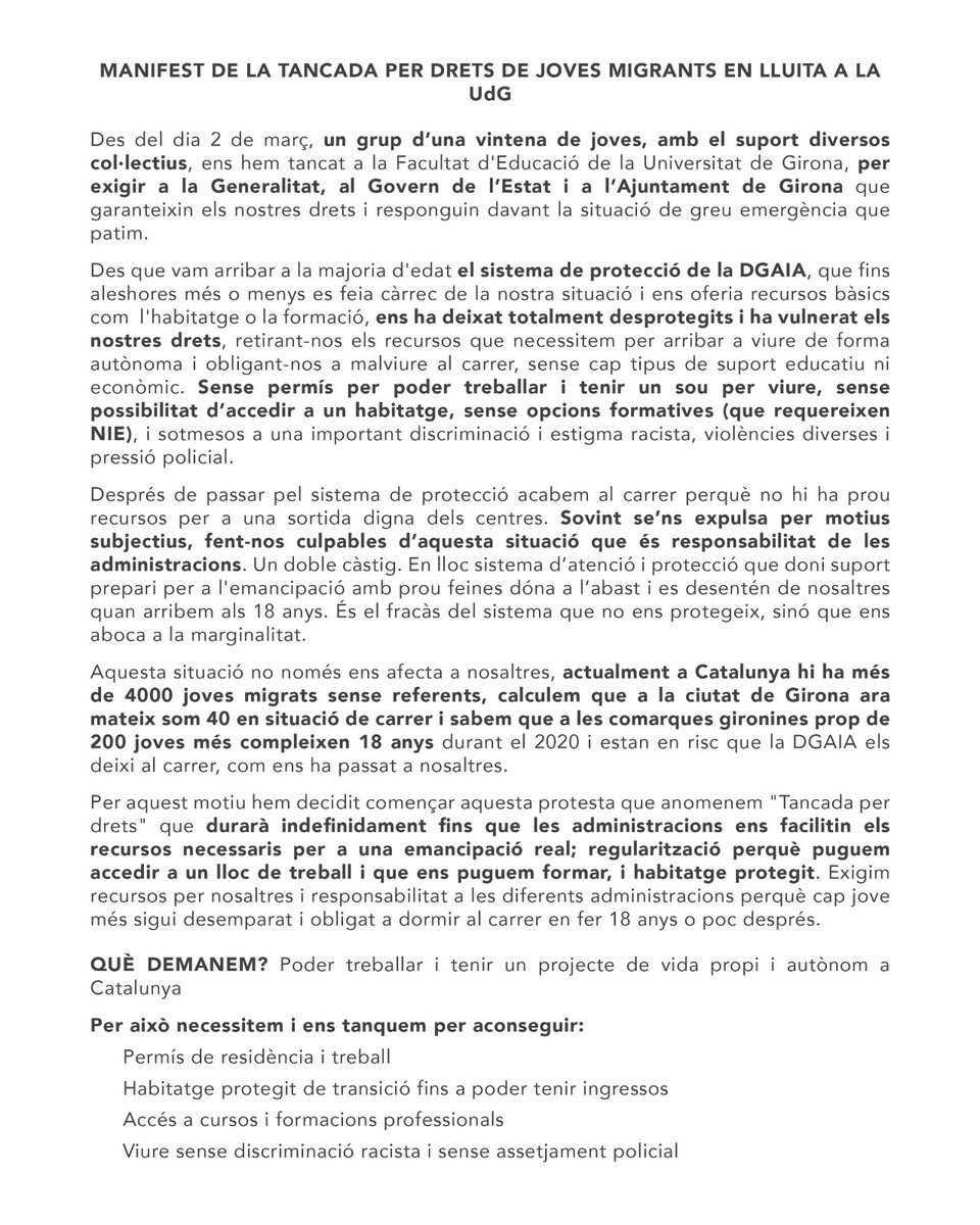 Tancada Per Drets tweet media