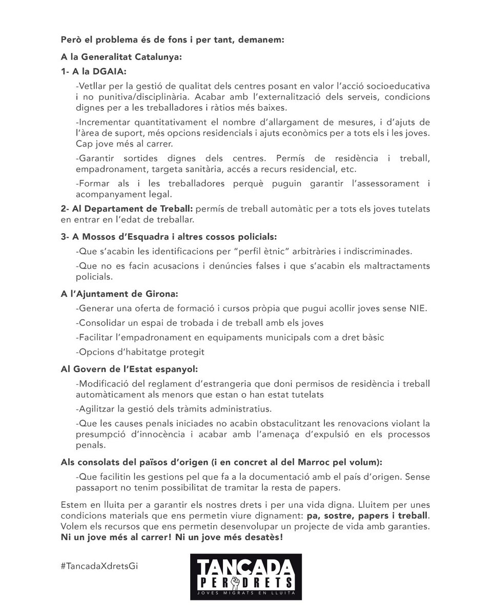 Tancada Per Drets tweet media