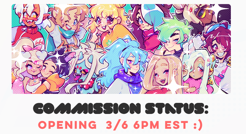 ?OPENING COMMISSIONS ON FRIDAY!?
*Ill be taking 15 slots
*Ill most likely be raising prices significantly in April so be sure to snag a commish at these prices if you can! ^^ https://t.co/RjkXzYjoiu