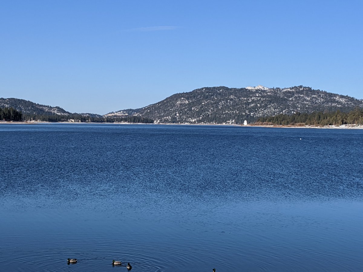 BBMWD's tweet photo. The wind has dropped a bit, and the lake level probe is holding pretty steady at 11.58 feet down from full. If you missed it yesterday, the 4 inches of snow at the office melted down to 0.43 inches of precipitation, and the total at the dam was 1.06 inches. https://t.co/qt8kP1hLsV
