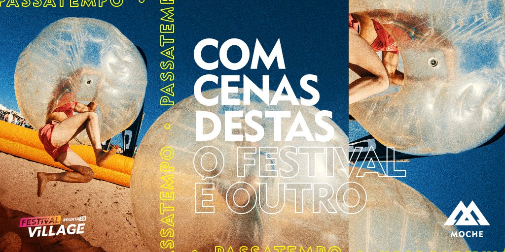 moche's tweet photo. Este ano, o festival é outro. E o que temos para te oferecer, também.
Queres ir ao Festival Village? Vai primeiro ao nosso Facebook: https://t.co/8V2H0XbLXi https://t.co/jHyF8F1sZK